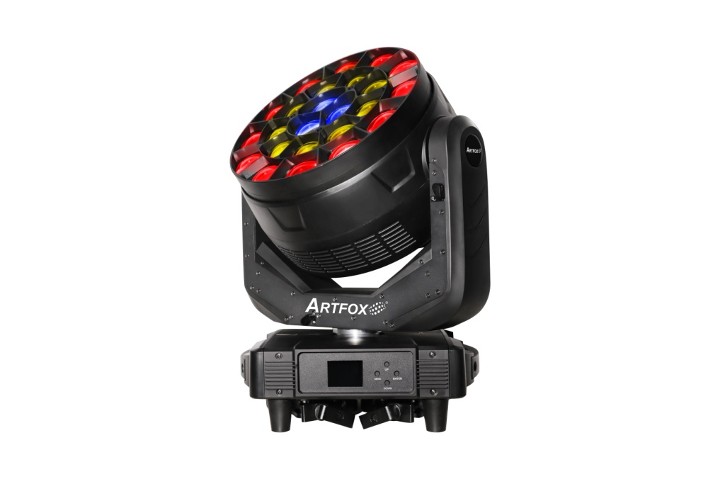 LED Moving Head:24x60w RGBW LEDs, Beam Wash Kaleido effects 3-in-1, Pixel tech